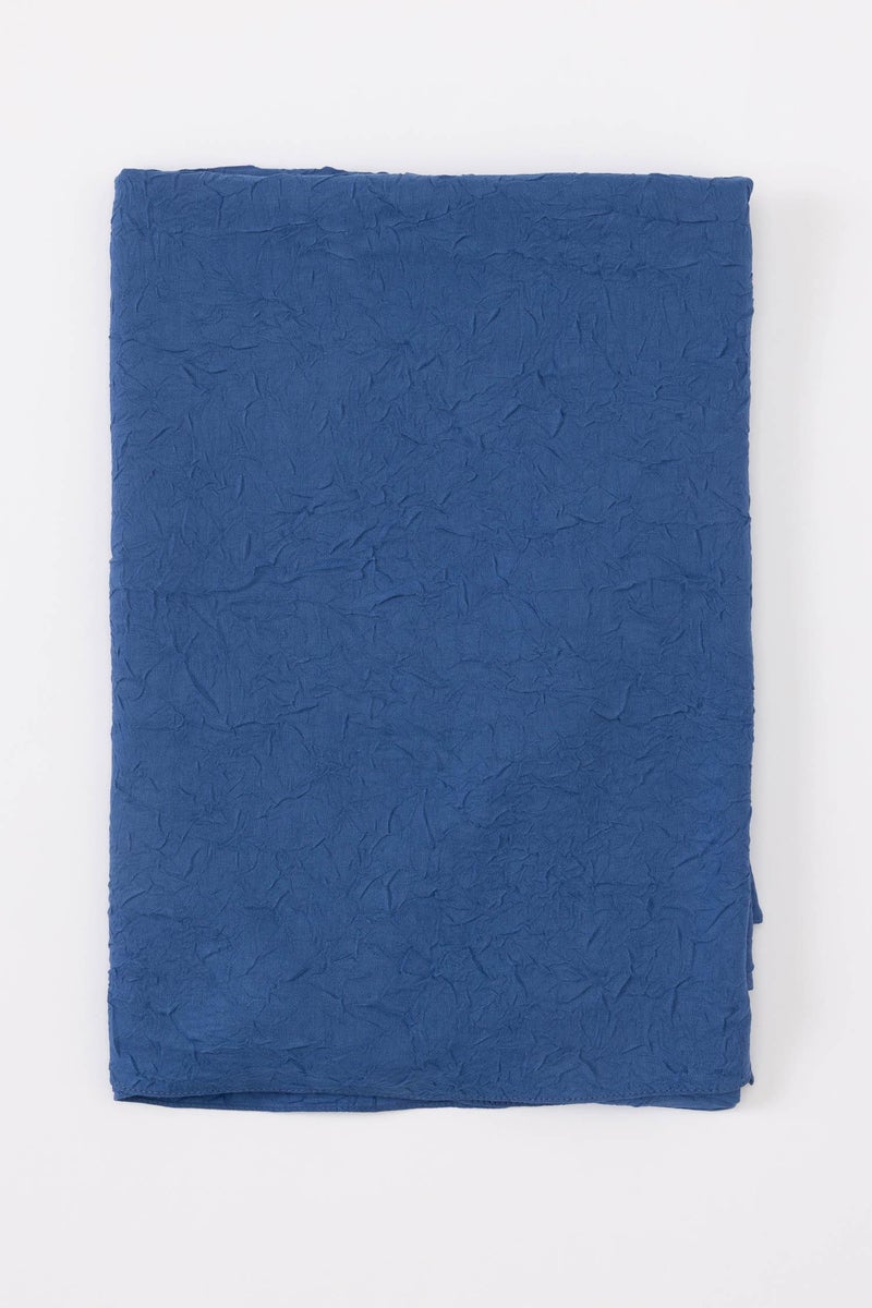 DeFacto Blue Woman Woman Crepe Shawl Casual - Image 5